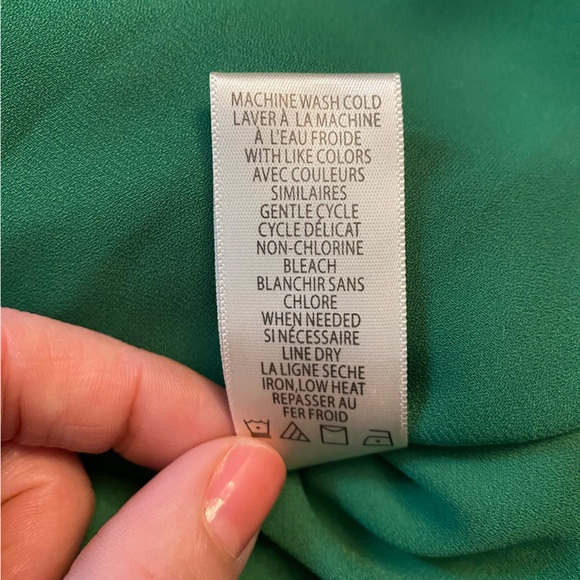 Max Studio- Green Floral Midi Dress flowy lightweight spring M? SIZE TAG MISSING - Picture 12 of 16